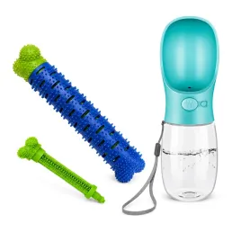 zestaw-gryzak-dentystyczny-dla-psa-przenosne-poidlo-350ml