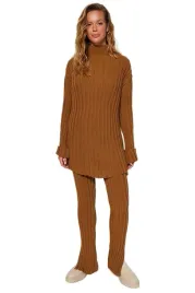 trendyol-komplet-damski-sweter-i-spodnie-prazkowane-brazowy-s-5ea