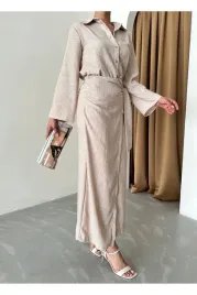 komplet-damski-bezowy-z-paskiem-dlugi-rekaw-len-look-s-5ga