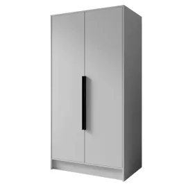 szafa-garderob-biala-uchylna-dwudrzwiowa-czarne-uchwyty-porta-102x200x51-cm