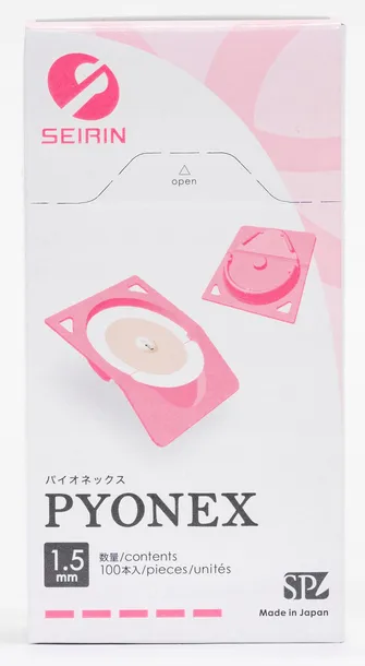 SEIRIN - PYONEX - 0.20 x 1.5mm 100 szt. PINK