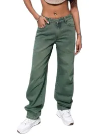 shein-jeansy-damskie-zielone-proste-luzne-32-lgm
