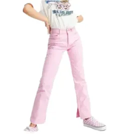 petite-jeansy-damskie-proste-rozowe-32-28-duz