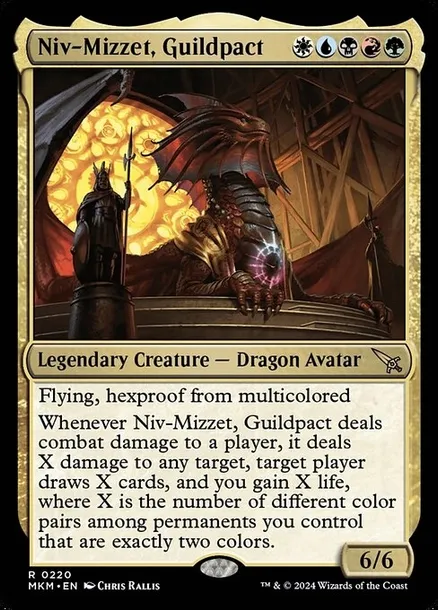 karta-magic-the-gathering-niv-mizzet-guildpact-stan-nowy