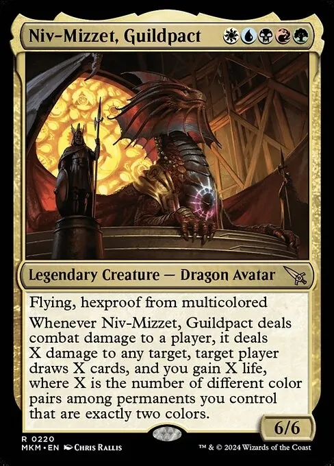 karta-magic-the-gathering-niv-mizzet-guildpact-stan-nowy