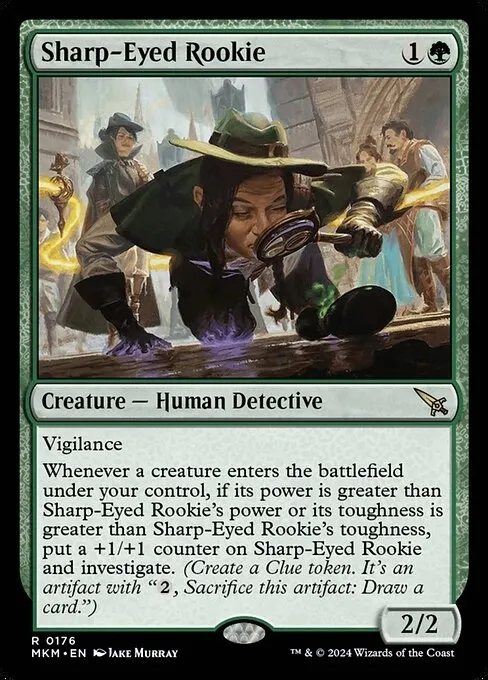 karta-magic-the-gathering-sharp-eyed-rookie-stan-nowy