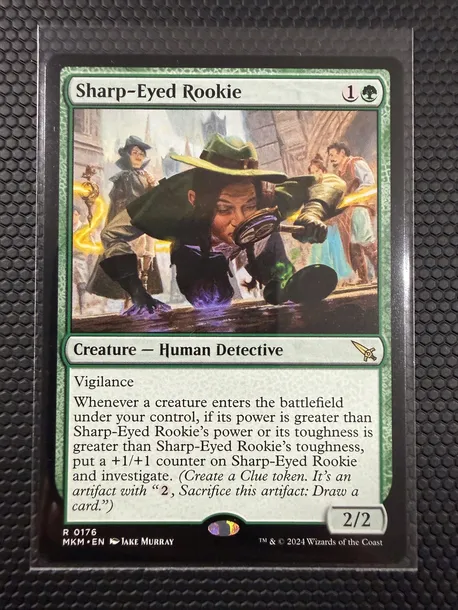 karta-magic-the-gathering-sharp-eyed-rookie-stan-nowy