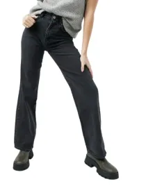 spodnie-jeansowe-proste-damskie-czarne-42-xl-2var