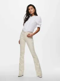 only-bezowe-jeansy-wysoki-stan-damskie-dlugie-s-34-6ea