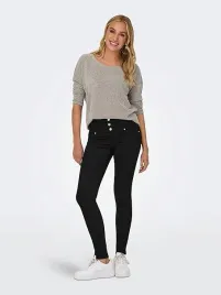 only-czarne-jeansy-rurki-wysoki-stan-z-guzikami-xxs-34-6ea