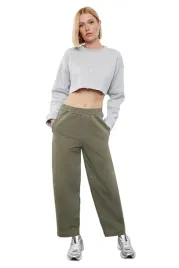 trendyol-spodnie-damskie-proste-khaki-z-elastycznym-pasem-38-5ea