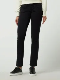 pepe-jeans-spodnie-jeansowe-damskie-proste-czarne-gladkie-28-32-6fa