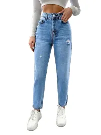 shein-petite-jeansy-wysoki-stan-z-przetarciami-niebieskie-xxs-1la