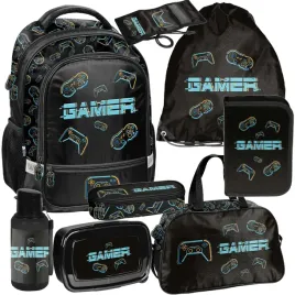 mega-zestaw-plecak-szkolny-paso-tornister-pads-klasa-1-3-gamer-zestaw-8el
