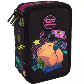 piornik-szkolny-trzykomorowy-z-wyposazeniem-coolpack-capybara