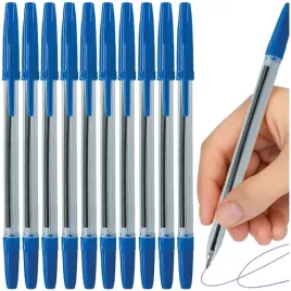 dlugopis-niebieski-07mm-z-zatyczka-tradycyjny-office-products-10-szt