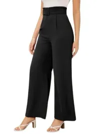 shein-spodnie-damskie-czarne-eleganckie-na-zamek-z-paskiem-40-42-1hb