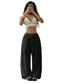 shein-czarne-spodnie-casual-proste-wysoki-stan-bawelna-40-42-1jc