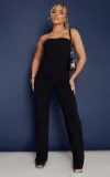 prettylittlething-spodnie-czarne-proste-38-ejn-stan-nowy