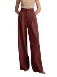 shein-eleganckie-spodnie-wysoki-stan-proste-bordowe-44-1jc
