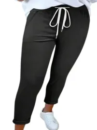 shein-plus-size-spodnie-damskie-czarne-z-wiazaniem-48-1jc