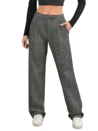 shein-tall-spodnie-damskie-czarne-z-bialym-w-jodelke-m-1ef