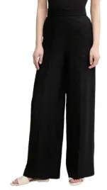 united-colors-of-benetton-czarne-lenie-proste-spodnie-m-j9a