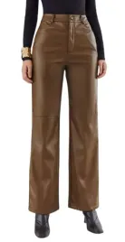 shein-spodnie-damskie-proste-brazowe-casual-38-vbv
