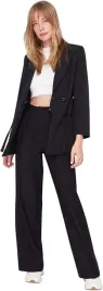 trendyol-czarne-spodnie-casual-proste-z-wysokim-stanem-36-5aa
