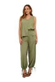 cream-khaki-spodnie-casual-z-lnem-wiazania-na-nogawkach-38-6ba