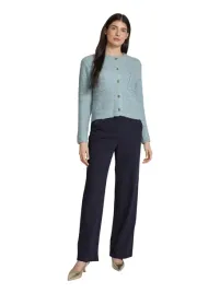 comma-granatowe-eleganckie-spodnie-proste-dlugie-38-6ba