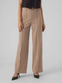 vero-moda-bezowe-eleganckie-spodnie-proste-wysoki-stan-m-30-6fa