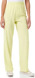 jjxx-zolte-spodnie-damskie-z-elastycznym-pasem-proste-casual-l-32-6fa