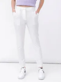 pieces-biale-proste-spodnie-casual-z-niskim-stanem-m-6fa