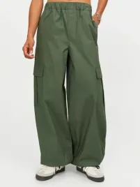 jjxx-damskie-spodnie-zielone-materialowe-szerokie-xs-6fa