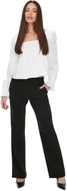 only-czarne-proste-spodnie-casual-wysoki-stan-m-32-6fa