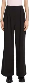 esprit-czarne-spodnie-casual-z-wysokim-stanem-proste-32-32-7aa