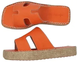 runnerboss-pomaranczowe-klapki-casual-z-azurowa-cholewka-40-j1a