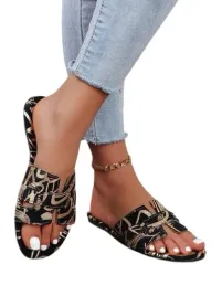 shein-damskie-klapki-zloto-czarne-na-lato-wsuwane-37-l9b