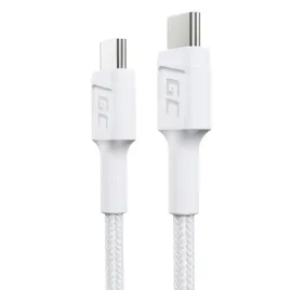 green-cell-kabel-bialy-usb-c-typ-c-30cm-powerstream-power-delivery-60w