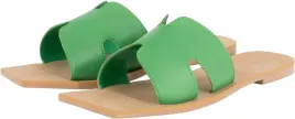 klapki-damskie-wsuwane-casual-zielone-ze-skora-38-z8b