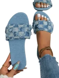 shein-klapki-damskie-niebieskie-jeans-sznurkowane-na-podeszwie-38-1ja