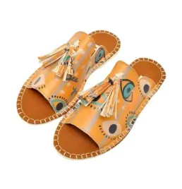 dogo-klapki-casual-pompony-wzor-orientalny-pomaranczowe-36-j6a