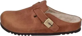 scholl-casual-damskie-klapki-skorzane-z-klamra-i-futerkiem-42-t7a