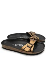 bayton-klapki-damskie-casual-brazowe-ze-skorzanym-paskiem-41-3ea