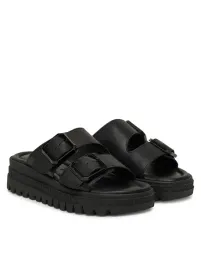 tamaris-czarne-skorzane-klapki-z-gruba-podeszwa-casual-38-6ia
