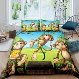 posciel-3-czesciowa-220x240cm-poszewki-2x-65x65cm-mikrofibra-malpki