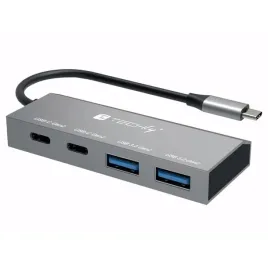 techly-iusb32c-hub4ac2-stacja-dokujaca-przewodowa-usb-3-2-gen-1-3-1-gen