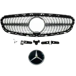 mercedes-e-klasa-w212-2013-atrapa-grill-kratka-zderzak-diamond-satyna-nowa