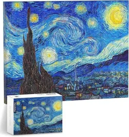 puzzle-tradycyjne-plastikowe-366-elementow-motyw-gwiazdzista-noc-30x23x2cm